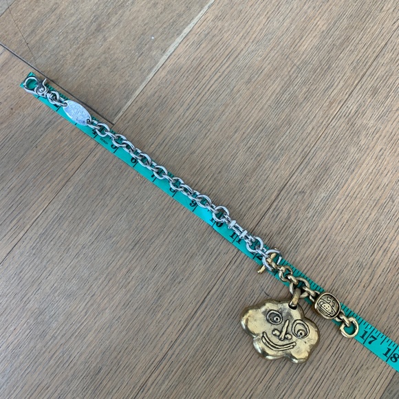 Vivienne Westwood HUGE reversible Choker Necklace w/ engraving & face RARE - Picture 3 of 15